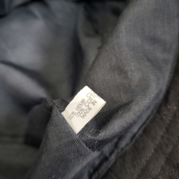 Patchwork bucket hat hemp cotton lined 90s y2k neutral earth tones - Picture 8 of 13